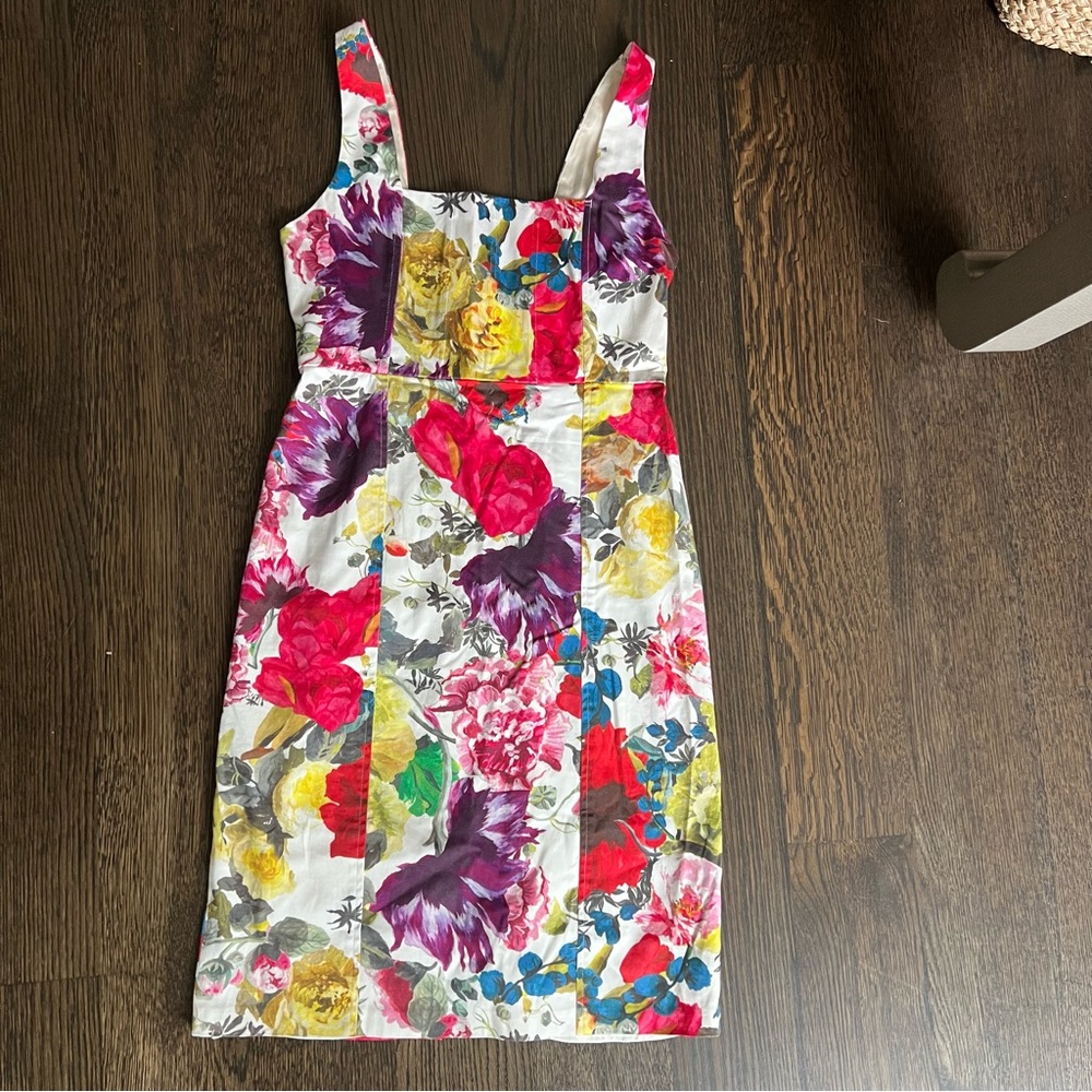 Alice + Olivia Women's Multicolor‎ Floral Dress, Size 10